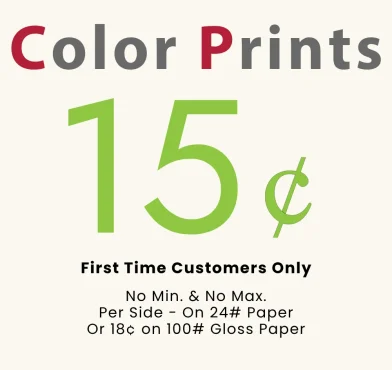 First Time Customers Only
